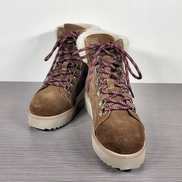 Sam Edelman Franc Hiking Boot Brown Womens Various Sizes - Picture 4 of 11